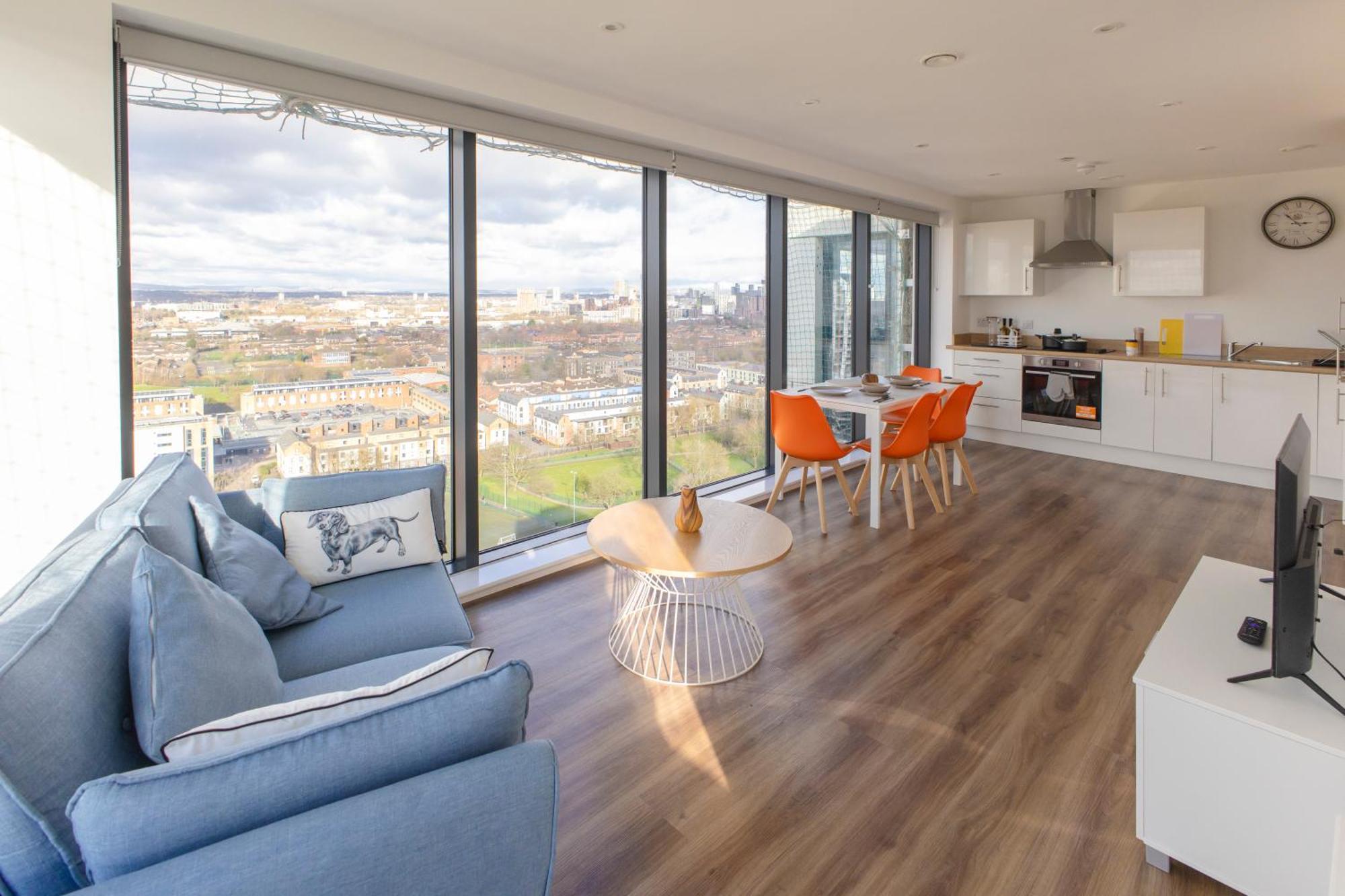 Quayside Penthouse 2 Bedroom Ensuite Near Media City & Manchester United Exterior foto